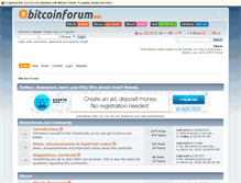 Tablet Screenshot of bitcoinforum.com